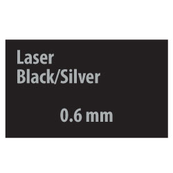 Laser Black/Silver 0.6 mm